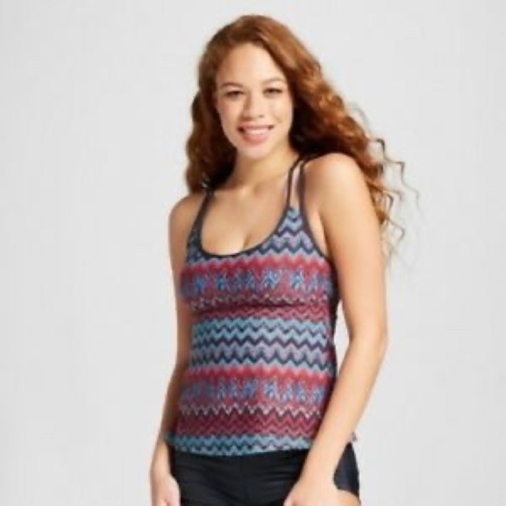 🌊NWT Mossimo Slate Multi Racerback Tankini🌊 - Picture 8 of 8